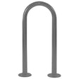 Eco Sheffield Narrow Cycle Stand in grey powder-coated finish