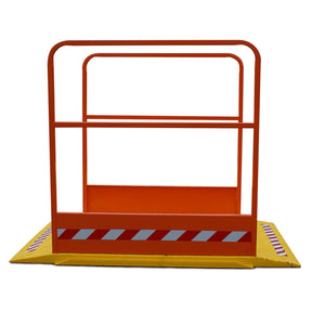 Elite TrenchCross Large 2000mm x 600mm 23kg Yellow Heavy-duty Construction Trench crossing solution Durable Industrial Anti-slip Weather-resistant High-visibility heavy vehicles Steel