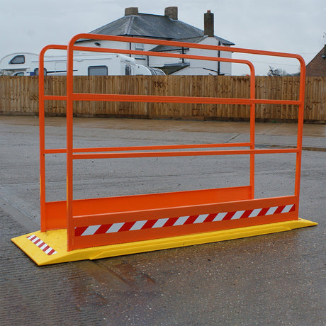 Elite TrenchCross Large 2000mm x 600mm 23kg Yellow Heavy-duty Construction Trench crossing solution Durable Industrial Anti-slip Weather-resistant High-visibility heavy vehicles Steel