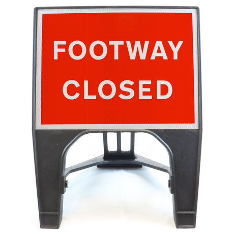 Footway Closed 600 x 450mm Q-Sign