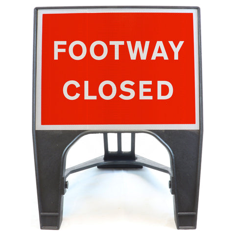 Footway Closed 600 x 450mm Q-Sign