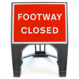 Footway Closed 600 x 450mm Q-Sign