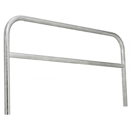 Galvanized steel hoop barrier perimeter security trolley bay protection vehicle access control strong steel site perimeter boundary marking trolley park door security commercial properties industrial sites public spaces dependable 