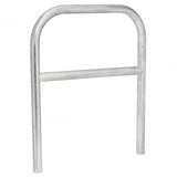 Galvanized steel hoop barrier perimeter security trolley bay protection vehicle access control strong steel site perimeter boundary marking trolley park door security commercial properties industrial sites public spaces dependable 