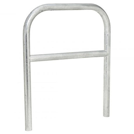 Galvanized steel hoop barrier perimeter security trolley bay protection vehicle access control strong steel site perimeter boundary marking trolley park door security commercial properties industrial sites public spaces dependable 