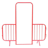 walkthrough-red-metal-pedestrian-barrier-fixed-leg-temporary-crowd-control-galvanised-steel-fence-interlocking-portable-heavy-duty-event-safety-construction-public-spaces-festival-durable-queue-perimeter-security-outdoor-indoor-weather-resistant