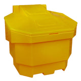 Hexagonal-grit-bin-outdoor-storage-winter-grit-road-salt-container-anti-slip-heavy-duty-weather-resistant-grit-spreader-durable-municipal-commercial-industrial-snow