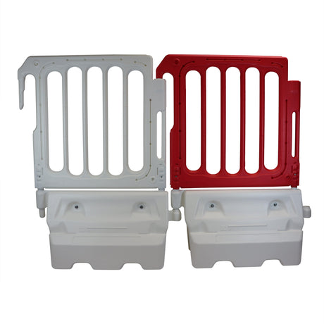 water-filled-barrier-doubletop-fencing-extension-panel-construction-site-safety-temporary-barricade-perimeter-barrier-red-white-portable-hog-wonderwall-buddha-barrier-HDPE-melba-swintex-hook-eye-recyclable-road-hazard-connectable-industrial
