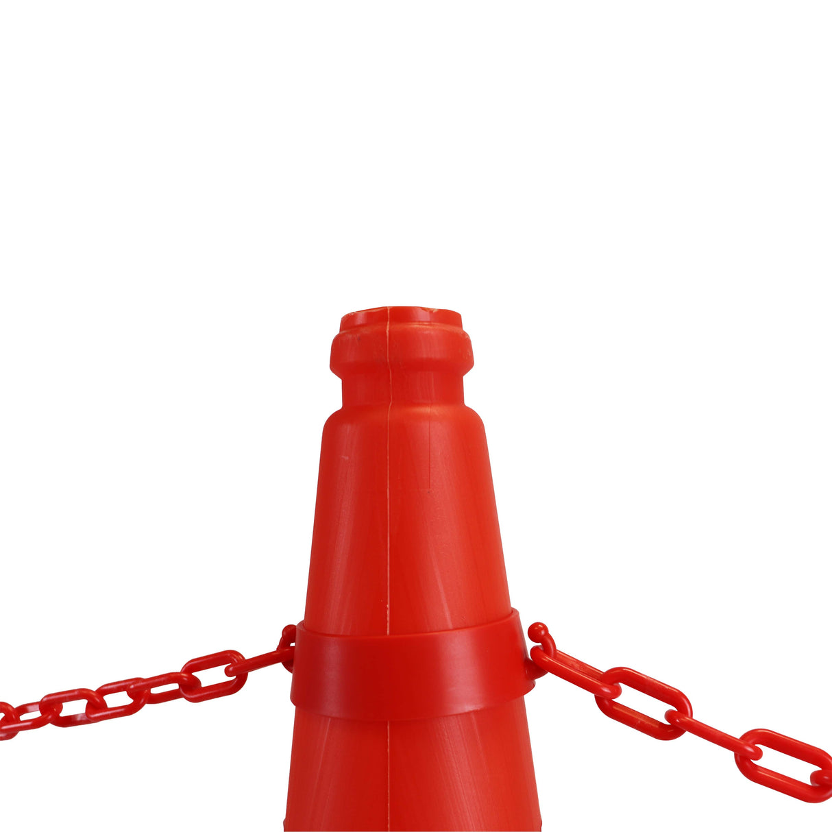 Cone-Chain-Barrier-Kit-Road-cones-Chain-holders-Chains-Traffic-control-equipment-Safety-barriers-Crowd-control-barriers-Road-safety-products-Construction-site-equipment-Barrier-systems-750mm-red-white