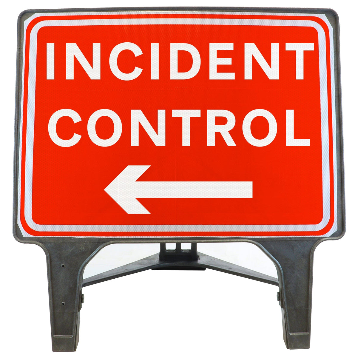 Event Control Sign Incident Control Left 1050x750mm Q-Sign | Road Signs | SSUK – Street ...