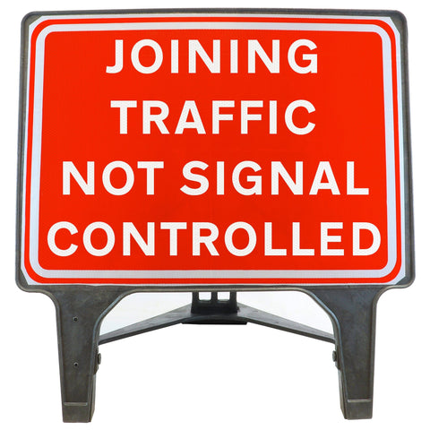 JOININGTRAFFICNOTSIGNALCONTROLLED1050x750MMMELBASWINTEXQSIGNROADSAFETYTRAFFICREDWHITESTREETSIGNAGE