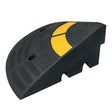 Heavy duty 150mm rubber kerb ramp rated to 40 tonne - angled view