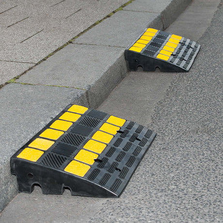 Kerb ramp Access Disability Portable Rubber Concrete Threshold Aluminum Modular Plastic 150mm