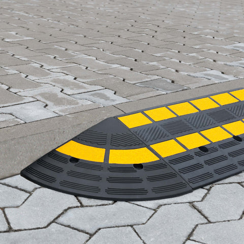 Heavy Duty Kerb Ramp 150mm Yellow and Black