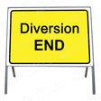 Metal road sign frame 1050 x 750mm size Rectangular shape Heavy-duty construction Durable material Road sign accessory Chapter 8 compliant Highway and byway use Traffic sign mounting Weather-resistant design