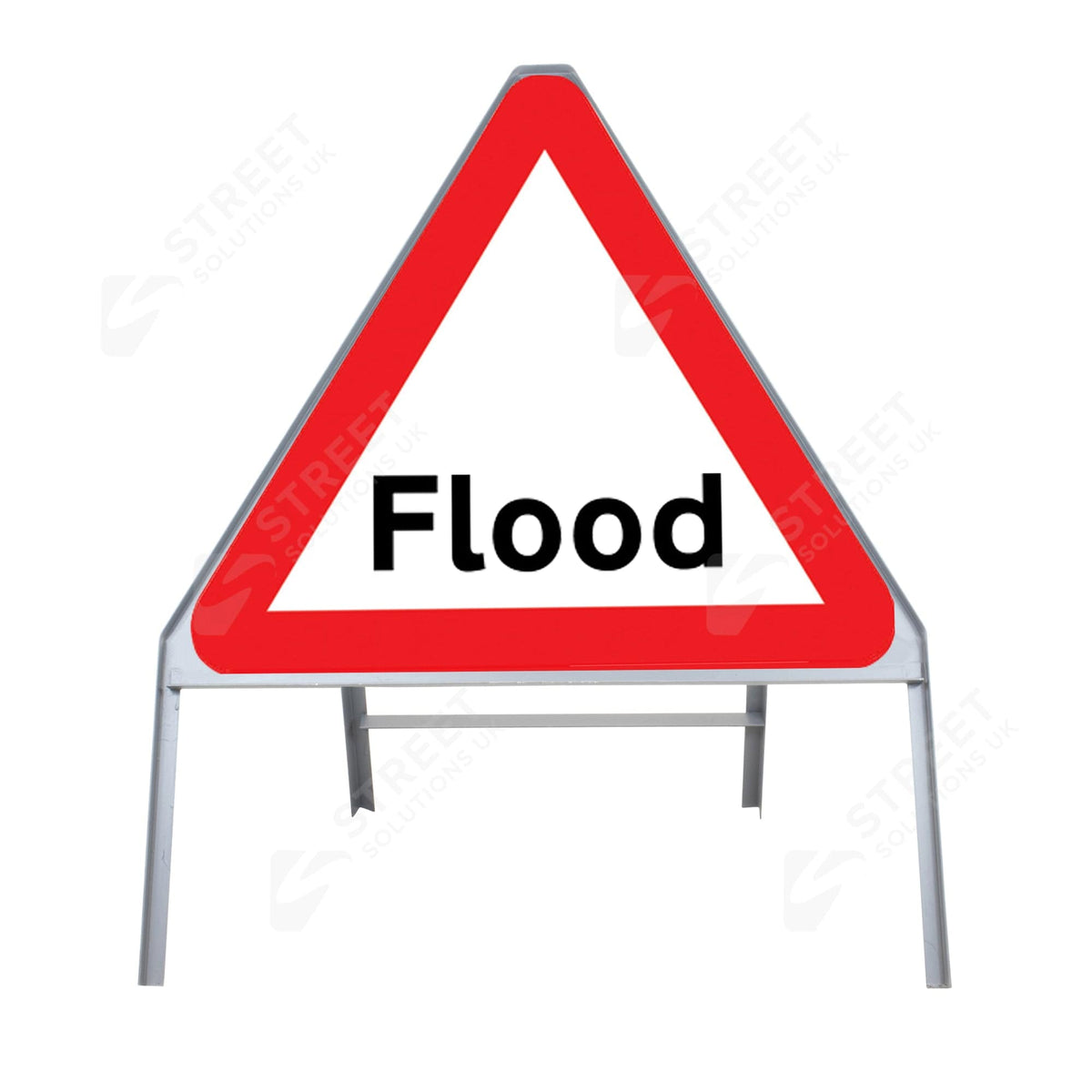 Flood Triangle Metal Sign Face 554a - 750mm | Street Solutions UK