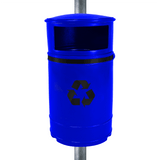 Nickleby Closed Top Litter Bin - 40 Litre Capacity
