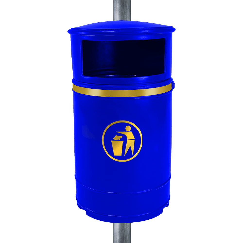Nickleby Closed Top Litter Bin - 40 Litre Capacity