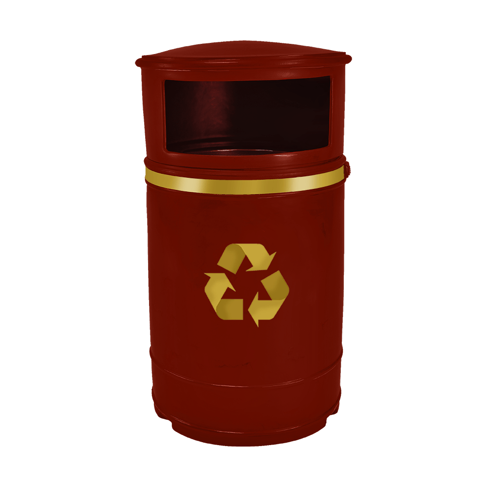 Nickleby Closed Top Litter Bin - 40 Litre Capacity