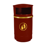 Nickleby Closed Top Litter Bin - 40 Litre Capacity