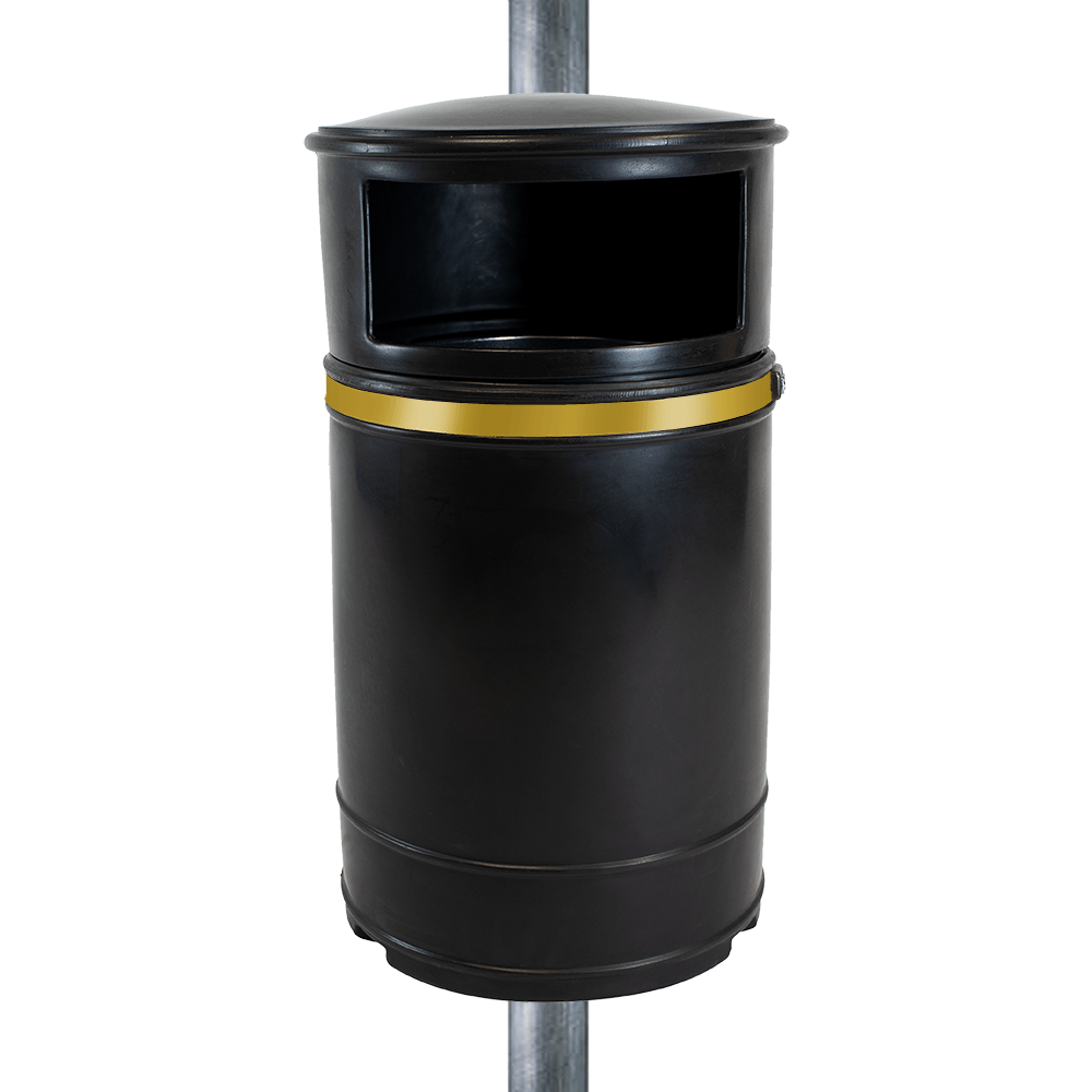 Nickleby Closed Top Litter Bin - 40 Litre Capacity