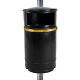 Nickleby Closed Top Litter Bin - 40 Litre Capacity