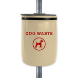 Outdoor Dog Waste Bin - 40 Litre Capacity