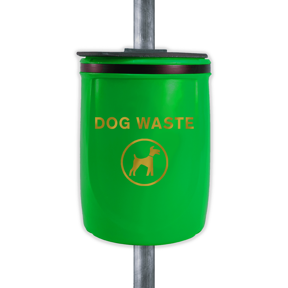 Outdoor Dog Waste Bin - 40 Litre Capacity