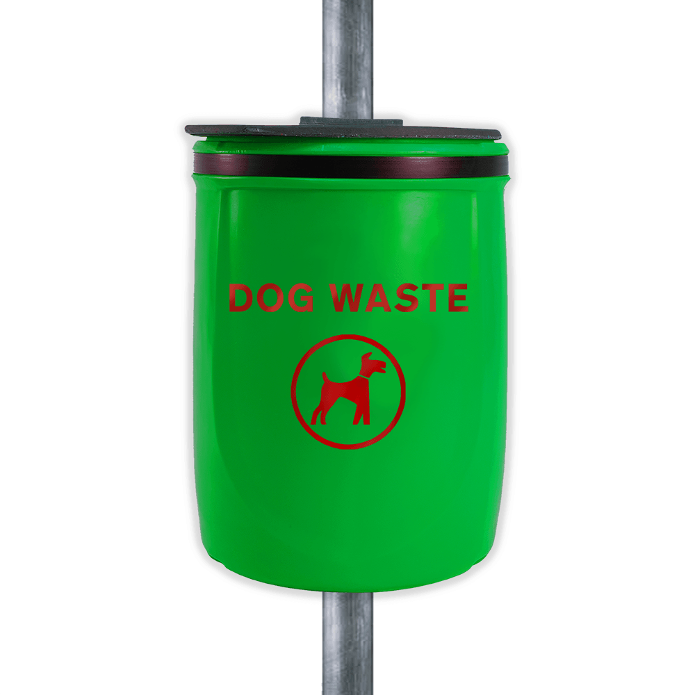 Outdoor Dog Waste Bin - 40 Litre Capacity