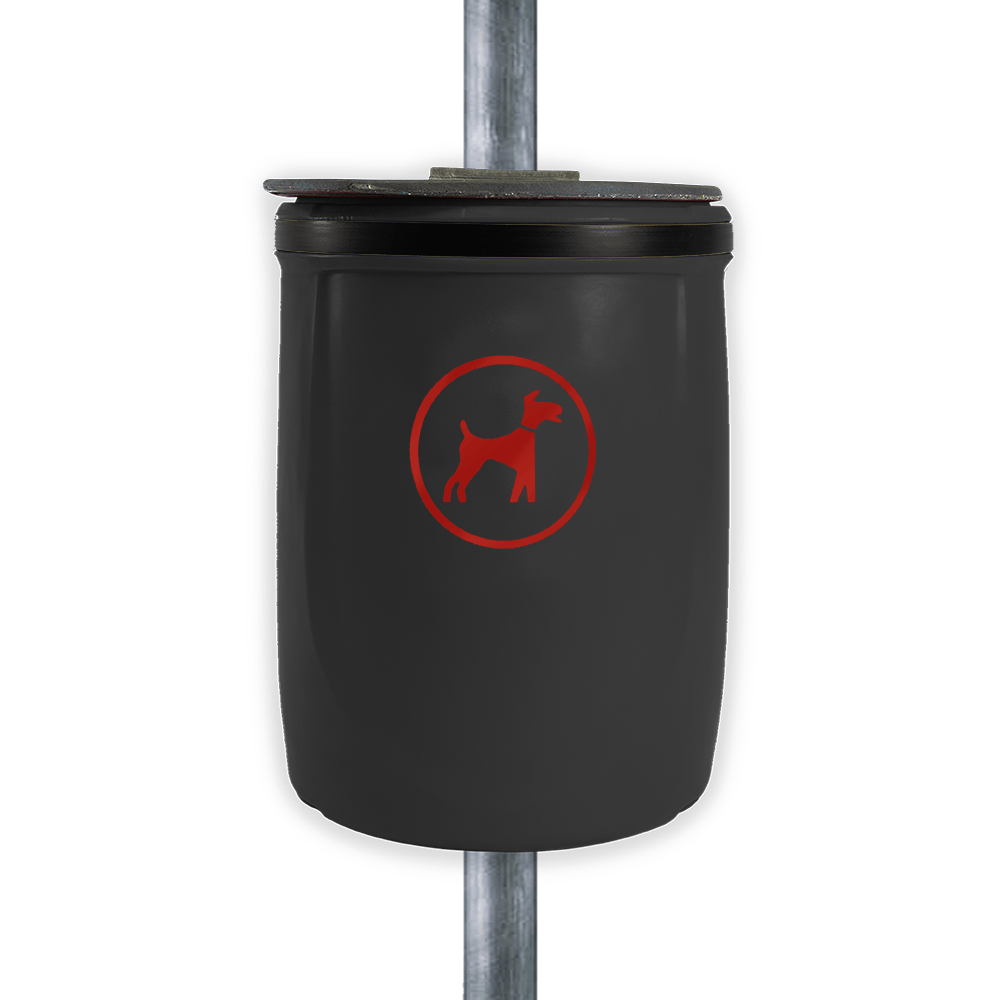 Outdoor Dog Waste Bin - 40 Litre Capacity