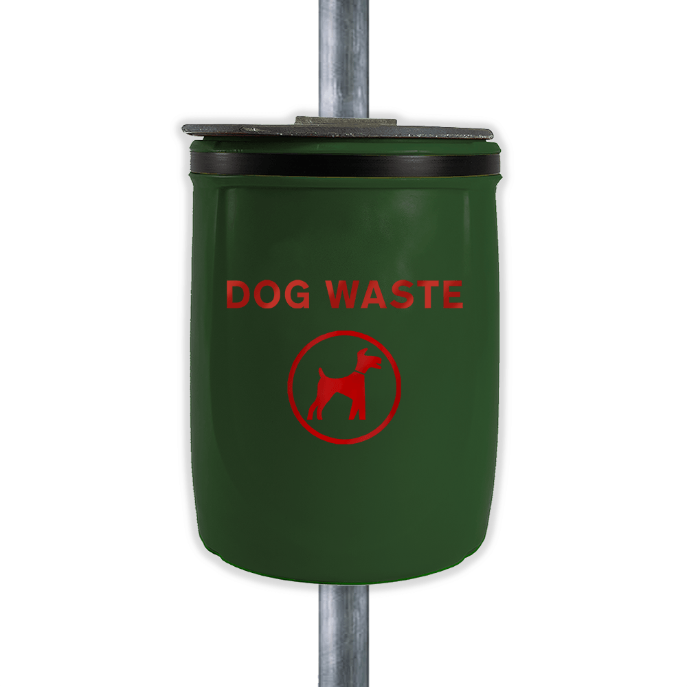 Outdoor Dog Waste Bin - 40 Litre Capacity