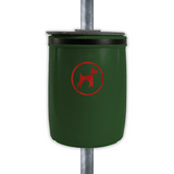 Outdoor Dog Waste Bin - 40 Litre Capacity