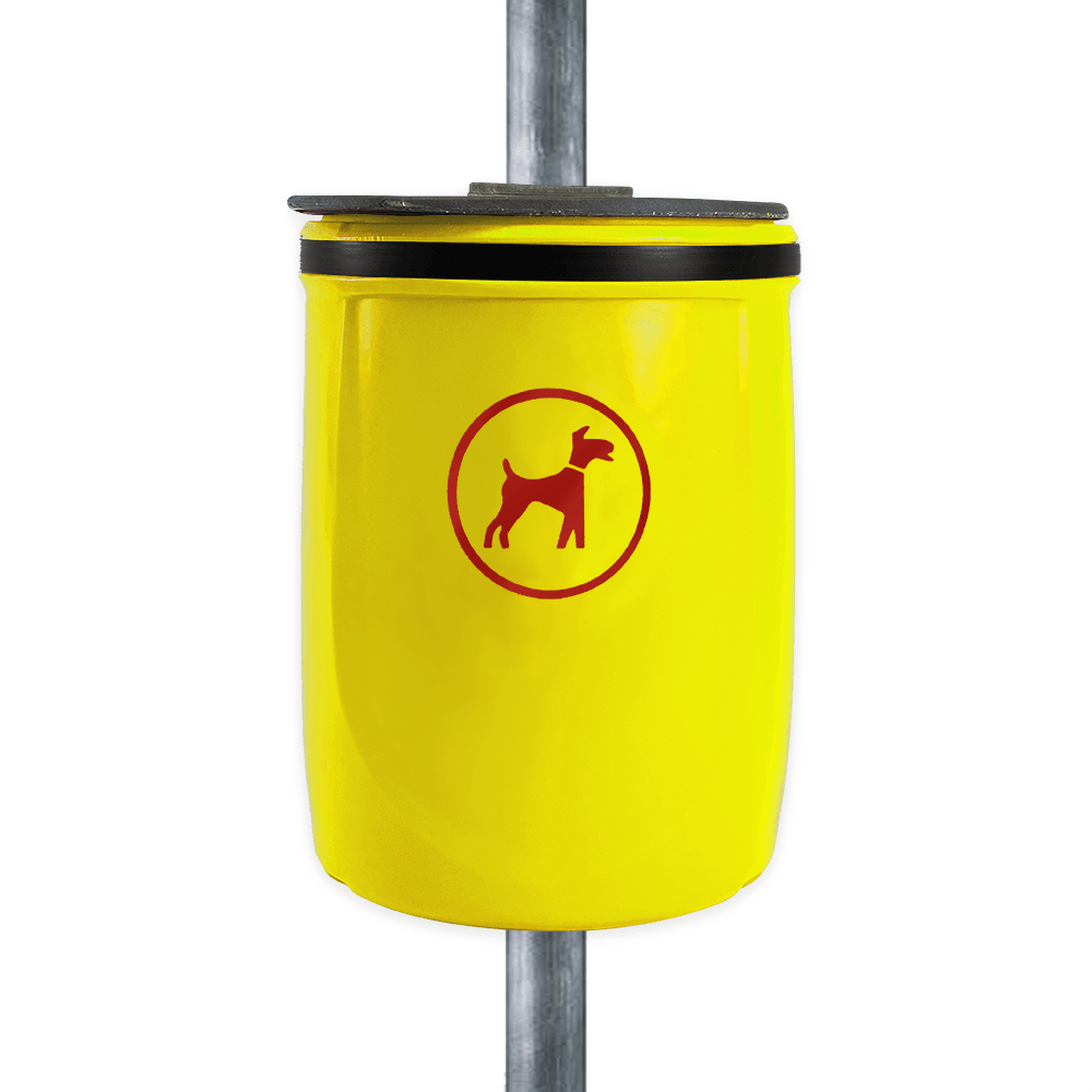 Outdoor Dog Waste Bin - 40 Litre Capacity