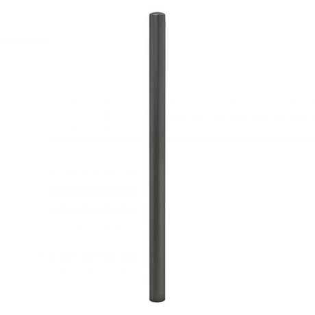 Painted-dome-top-steel-bollard-dome-top-bollard-painted-bollard-parking-lot-security-perimeter-protection-traffic-control-building-protection-pedestrian-safety-post-and-rail-durable-steel-red-outdoor-white-pedestrian-barricade
