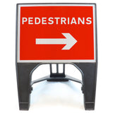 Pedestrians Right 600 x 450mm 7018b Q-Sign