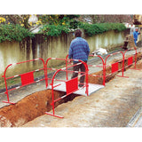 Pedestrian-bridges-Site-safety-Footbridges-Industrial-walkways-Workplace-safety-Steel-bridges-Construction-safety-Safety-barriers-OSHA-compliance-Employee-safety-warehouse