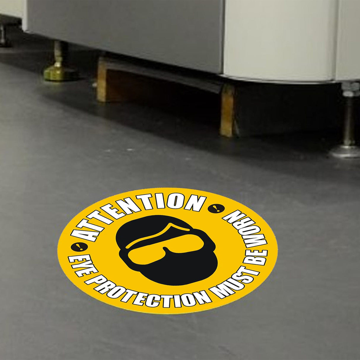 proline-self-adhesive-floor-signs-stickers-warning-hazard-decals-vinyl-caution-waterproof-durable-warehouses-factories-hospitals-schools-depots-safety-signs-aisles-shopping-malls-centres-construction-sites-removable-industrial-high-visibility-heavy-duty