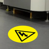 PROline floor sign Electrical Danger attention industrial heavy-duty slip-resistant warehouse safety high-visibility durable