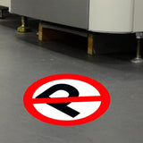 PROline floor sign No Parking attention industrial heavy-duty slip-resistant warehouse safety high-visibility durable