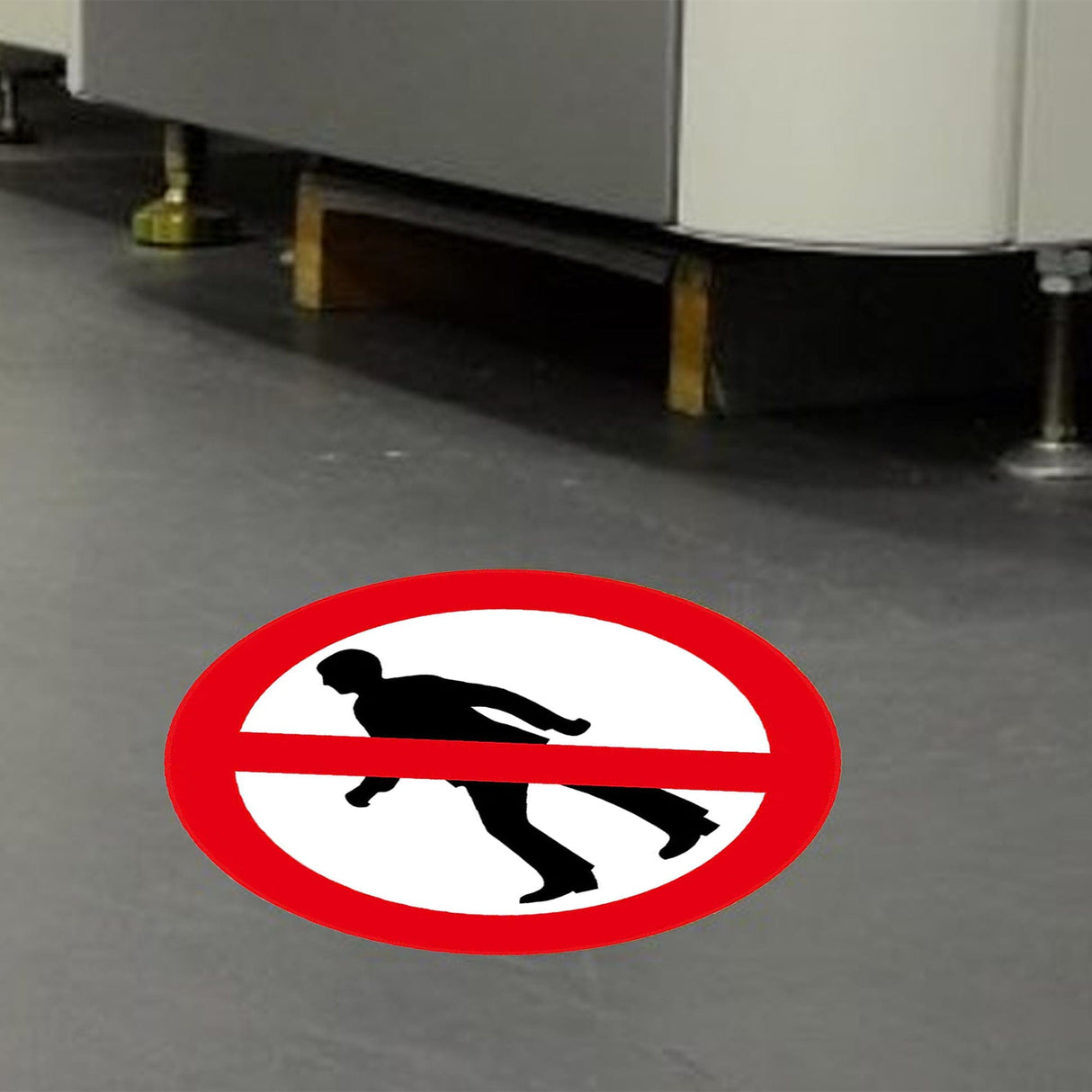 proline-self-adhesive-floor-signs-stickers-warning-hazard-decals-vinyl-caution-waterproof-durable-warehouses-factories-hospitals-schools-depots-safety-signs-aisles-shopping-malls-centres-construction-sites-removable-industrial-high-visibility-heavy-duty