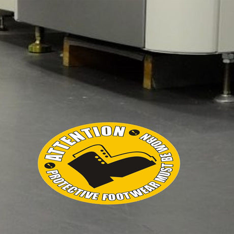 proline-self-adhesive-floor-signs-stickers-warning-hazard-decals-vinyl-caution-waterproof-durable-warehouses-factories-hospitals-schools-depots-safety-signs-aisles-shopping-malls-centres-construction-sites-removable-industrial-high-visibility-heavy-duty