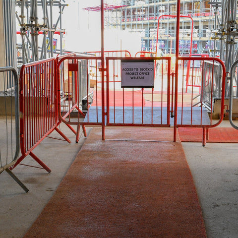 Spaghetti PVC Site Walkway Mat - 120cm x 12m | Street Solutions UK