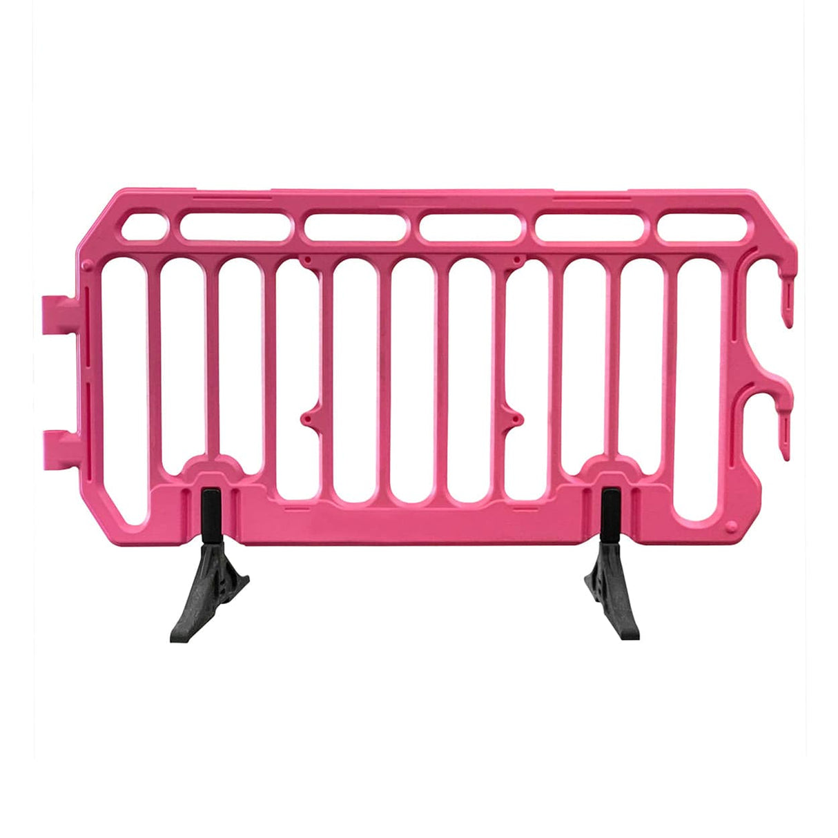 crowd control plastic metal pedestrian safety street event festival marathon melba swintex jsp 2 meter metre race anti trip stacking portable black silver orange boss heras safe fence start traffic school construction plastic safety barriers