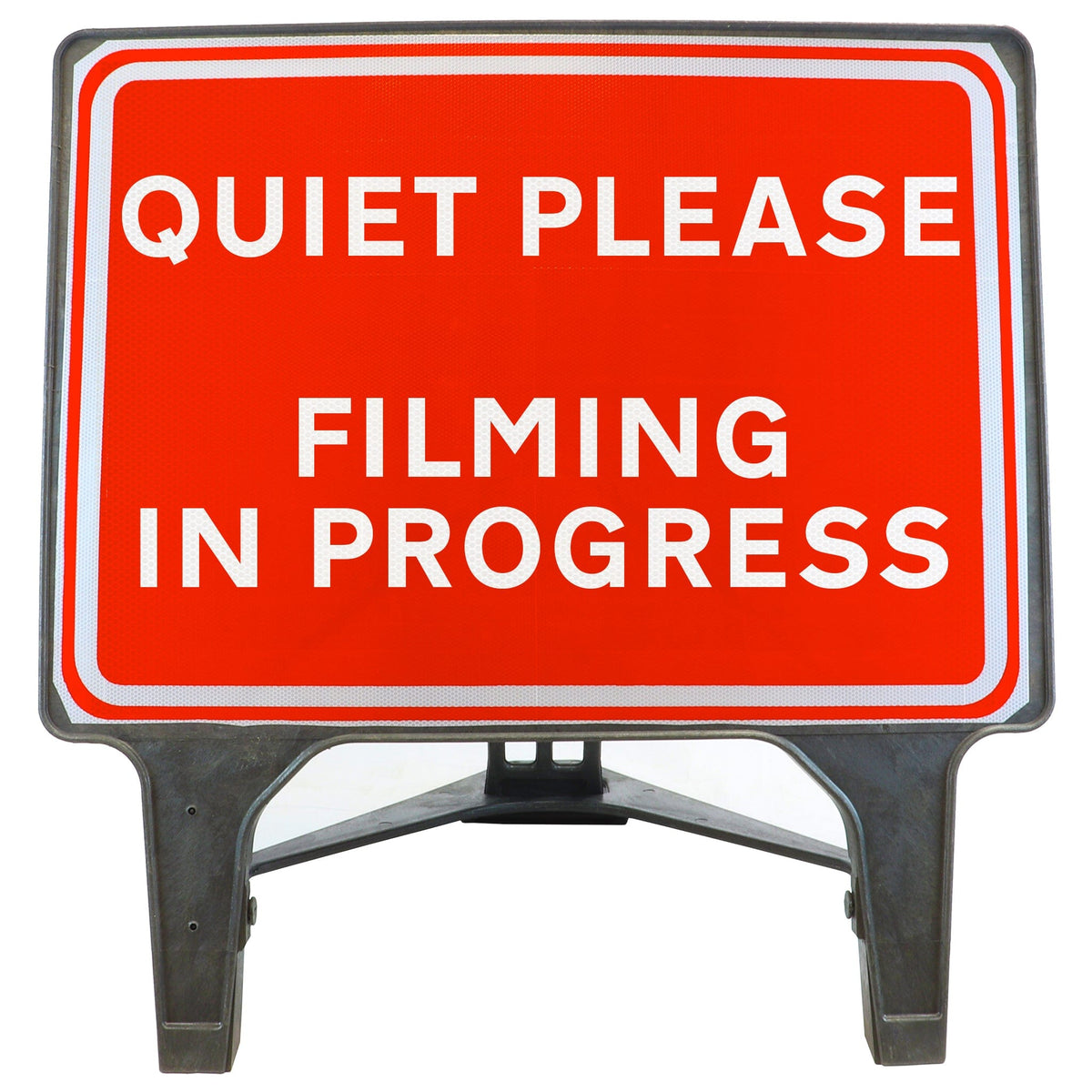 Filming in Progress Sign - 1050x750mm Q-Sign | SSUK