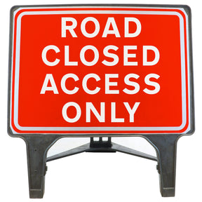 Road Closed Access Only 1050x750mm Q-Sign