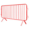 2.3-metre-red-metal-pedestrian-barrier-fixed-leg-temporary-crowd-control-galvanised-steel-fence-interlocking-portable-heavy-duty-event-safety-construction-public-spaces-festival-durable-queue-perimeter-security-outdoor-indoor-weather-resistant