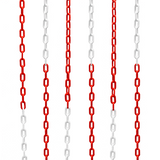 Plastic Cone Chain Red & White Road Cones
