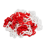 2.5m Plastic Cone Chain Red & White | Road Cones | SSUK