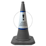 Replacement Danger Overhead Structure Cone Sleeve - 750mm & 1000mm