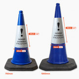 Replacement Danger Overhead Structure Cone Sleeve - 750mm & 1000mm